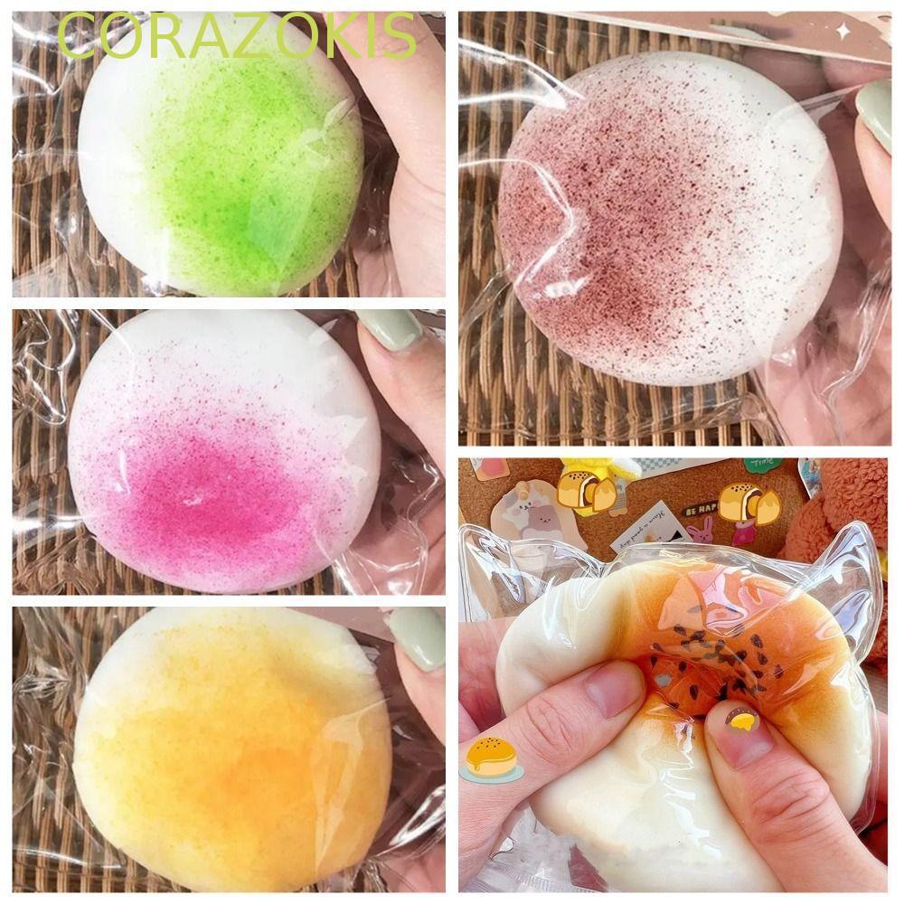 ของเล่นบีบระบาย CORAZOKIS, ซิลิโคนที่น่าสนใจ Decompression สัตว์ของเล่น, ตลกนุ่มน่ารักสร้างสรรค์เค้กอาหารของเล่นเด็กของขวัญ
