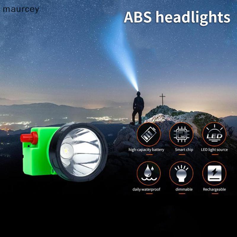 [12h Ship]MAU LED ไฟหน้าแบบชาร์จไฟได้กันน้ํา Submersible ไฟฉายกลางแจ้ง 4 โหมดติดหัวสําหรับการเดินป่าตั้งแคมป์ตกปลา CEY