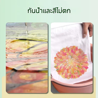 สีอะคริลิค 12/18/24/36 สีผ้าใบจิตรกรรมสีน้ําเม็ดสี ทําเอง จิตรกรรมอุปกรณ์ศิลปะ