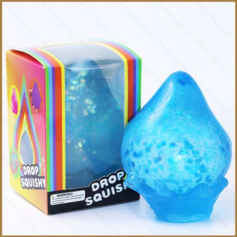 HK2 Needoh Nice Cube Water drop นวดความเครียดของเล่นฟื้นตัวช้าของเล่นบีบอัด KH2