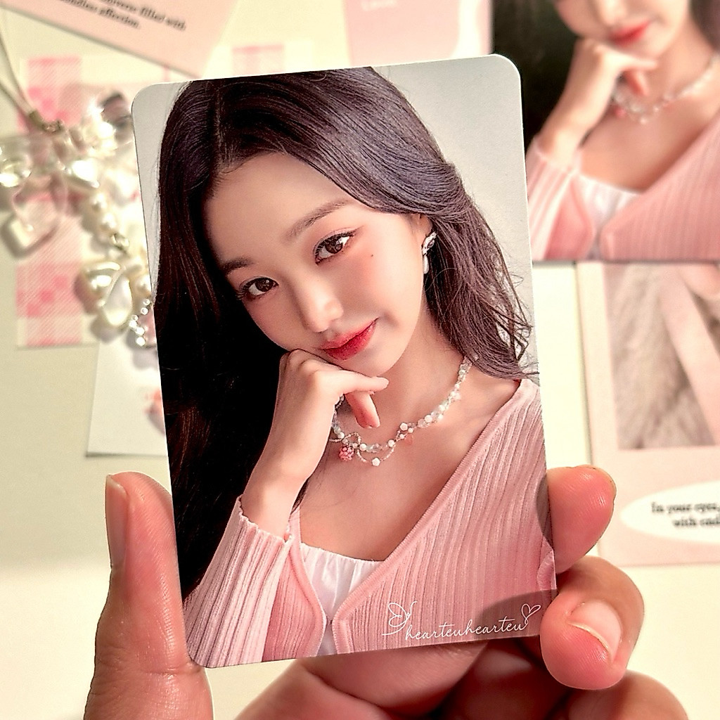 Hearteuhearteu [READY STOCK] IVE Jang Wonyoung Official Photocard จาก POB QQ Draw 4 Star B4 era Secr