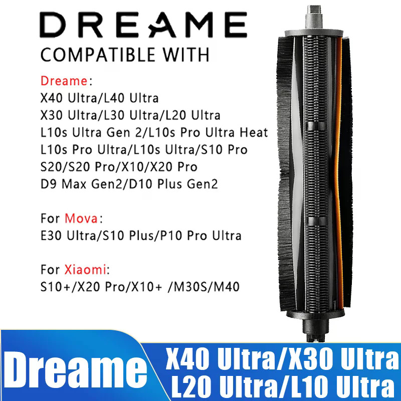Dreame TriCut Brush สําหรับ X40 Ultra/X30 Ultra/L20 Ultra/L10s Ultra Gen 2/S10 Pro/S20/S20 Pro/X10/X