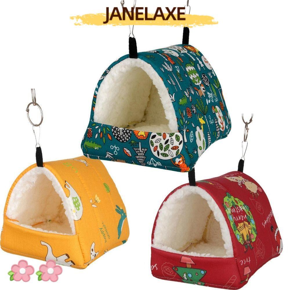 JANELAXE932JN เปลญวนหนูแฮมสเตอร์เตียงฤดูหนาว House Nest สําหรับนกแก้ว Ferret กระรอก Guinea Pig Nest