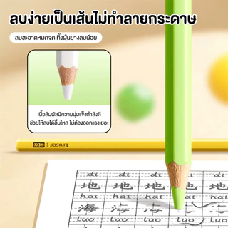 ยางลบการ์ตูน ดินสอวาดรูป ยางลบ จับสบาย พกพาง่าย สะอาดมาก ไม่ทำลายกระดาษ 1 กล่องมี 4 ก้อน + ที่เหลาดินสอ