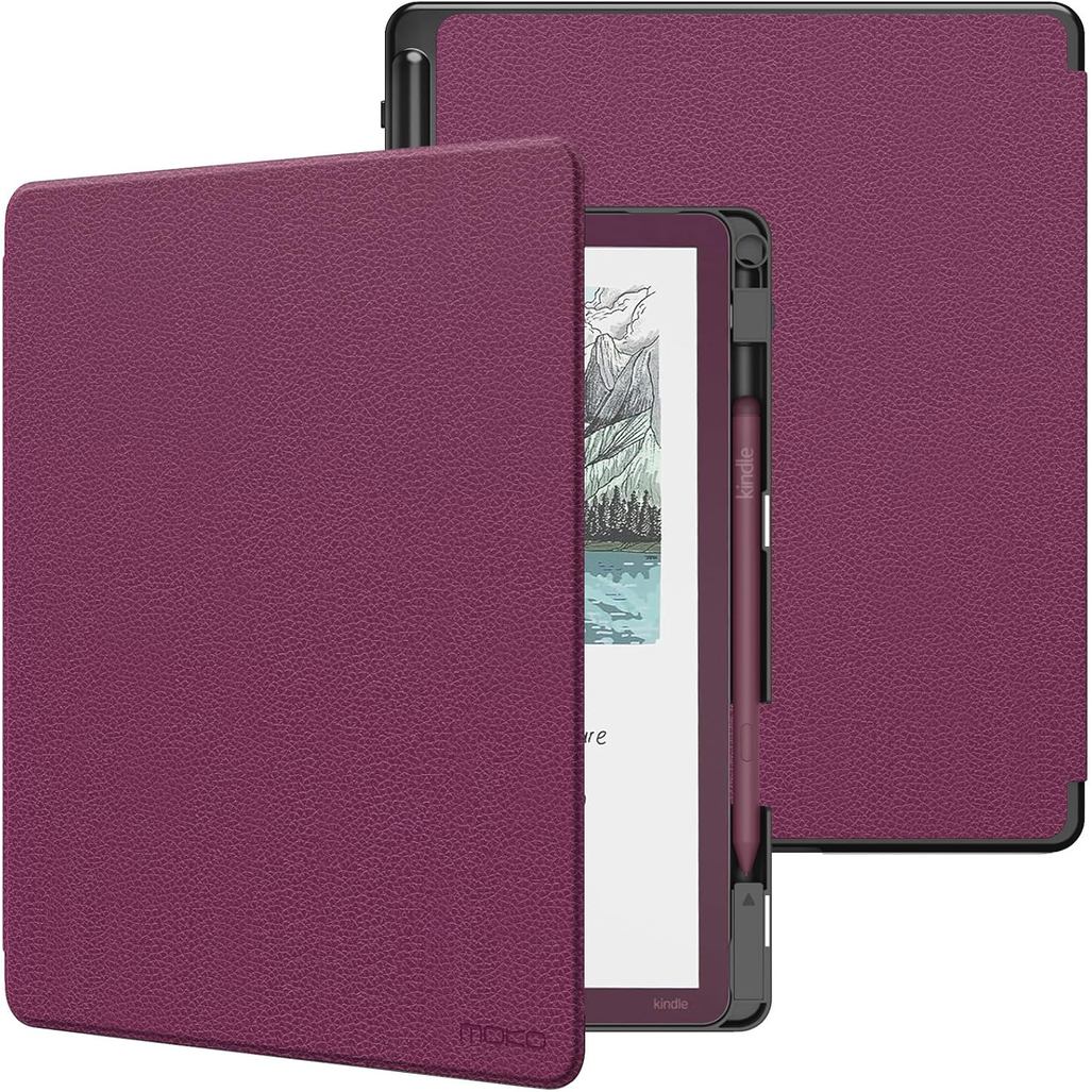 MoKo PU Leather Protective Cover Case with Pen Holder for Kindle Scibe 11"(3rd Gen. 2025) & Kindle S