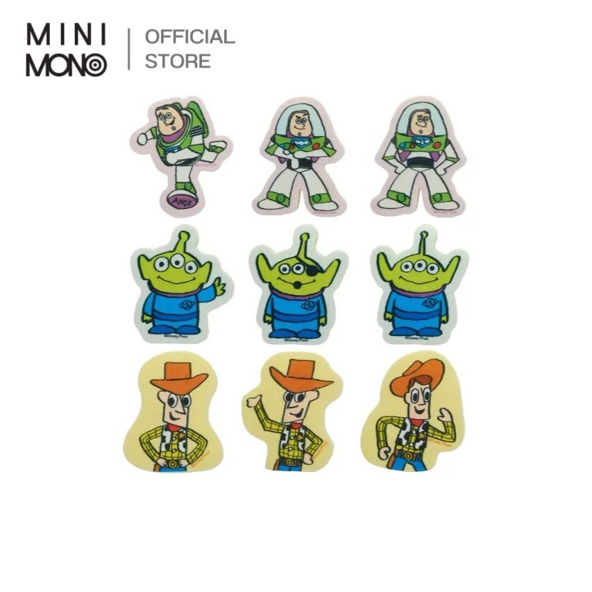 Mini Mono เซ็ตฟองน้ำล้างจาน 3 ชิ้น ลาย Toy Story