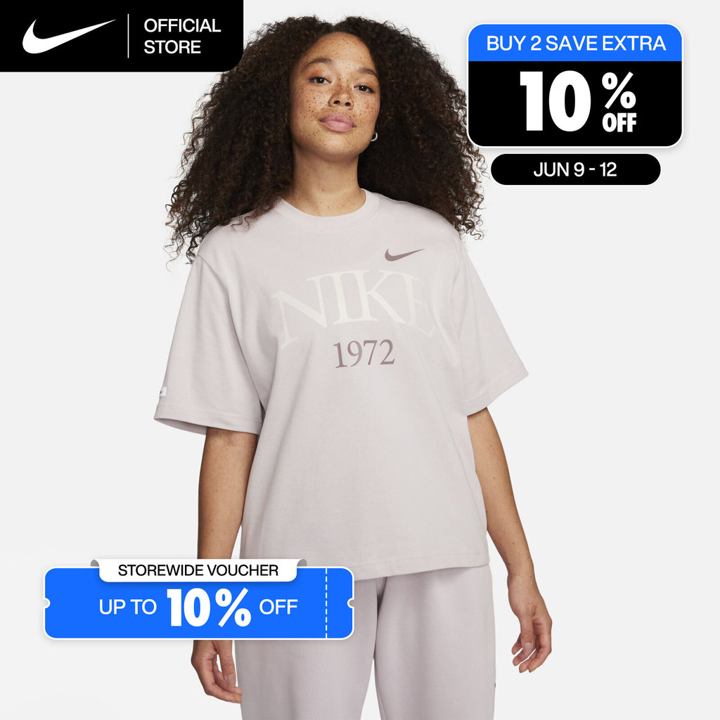 Nike Women's Sportswear Classic T-Shirt - Platinum Violet [FQ6601-019]