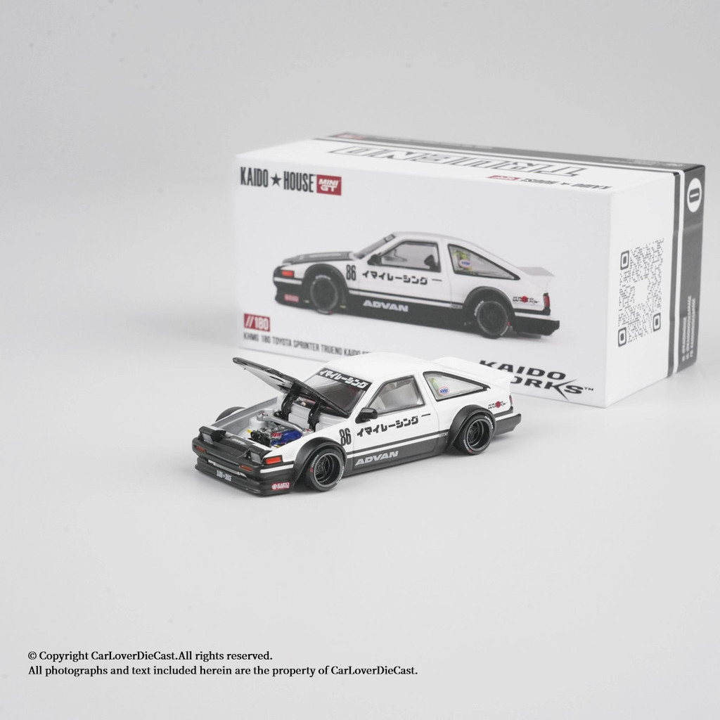 Kaido House X MINIGT1:64 田AE86 Sprinter 合金汽车模型180
