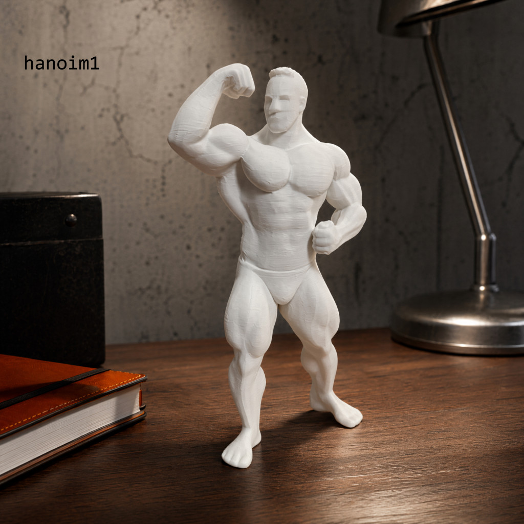 3d การพิมพ์เครื่องประดับพื้นผิวเรียบเครื่องประดับ 3d พิมพ์ Bodybuilder กล้ามเนื้อ Man Figurine – Mini ฟิตเนสนักกีฬาโต๊ะเครื่องประดับรายละเอียดปลาประติมากรรมสําหรับยิมสําหรับชาย