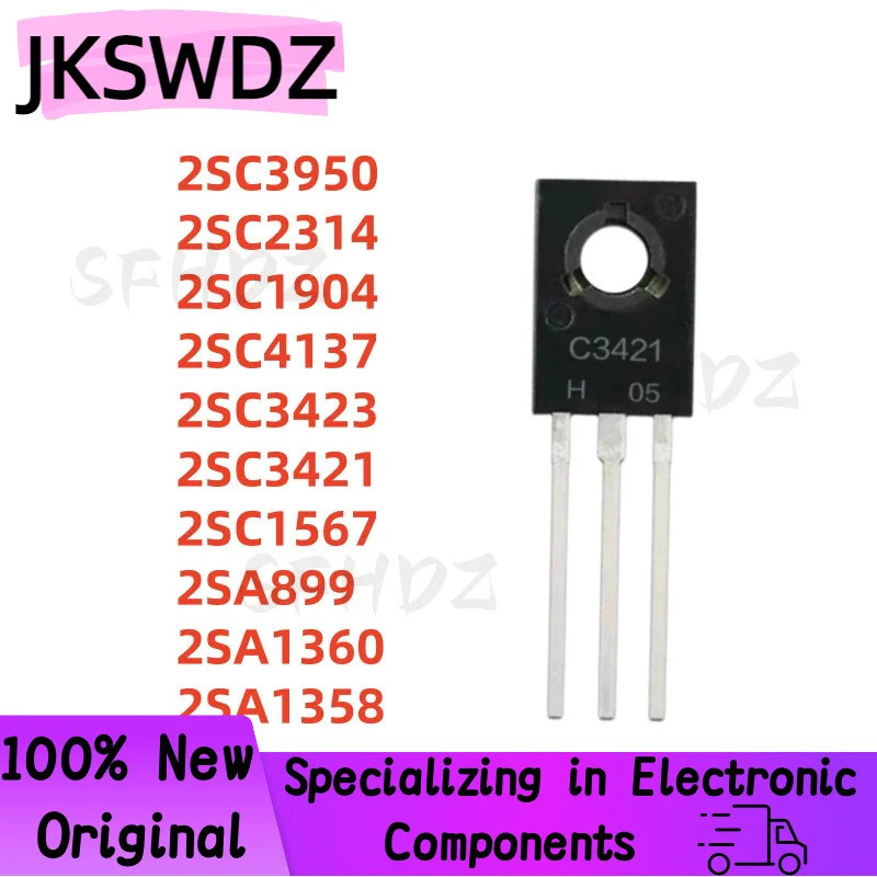 2-5PCS ทรานซิสเตอร์ MOS TO126 2SC3950 2SC2314 2SC1904 2SC4137 2SC3423 2SC3421 2SC1567 2SA899 2SA1360