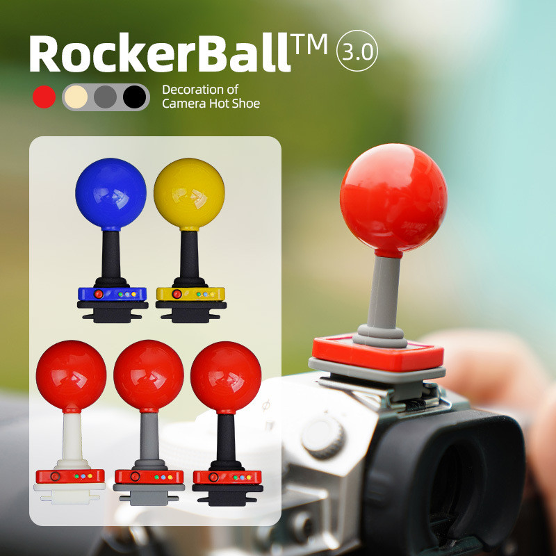 Little Red Ballฝาครอบรองเท้าร้อนสามมิติสร้างสรรค์น่ารักSlr Mirrorlessกล้องรองเท้าร้อนเหมาะสําหรับFuj