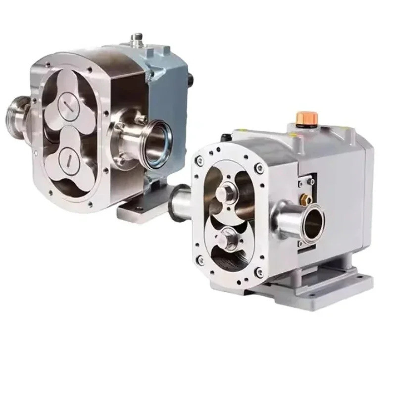 Rotary cam pump 2.2kw stainless steel high viscosity cam sanitary rotary cam pump food grade chocola