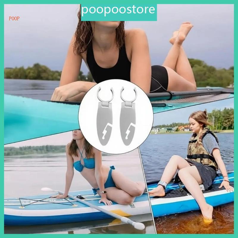 2Pcs Paddle Board Fin Fastens Clip Double Padel Board Holder for Water Sports