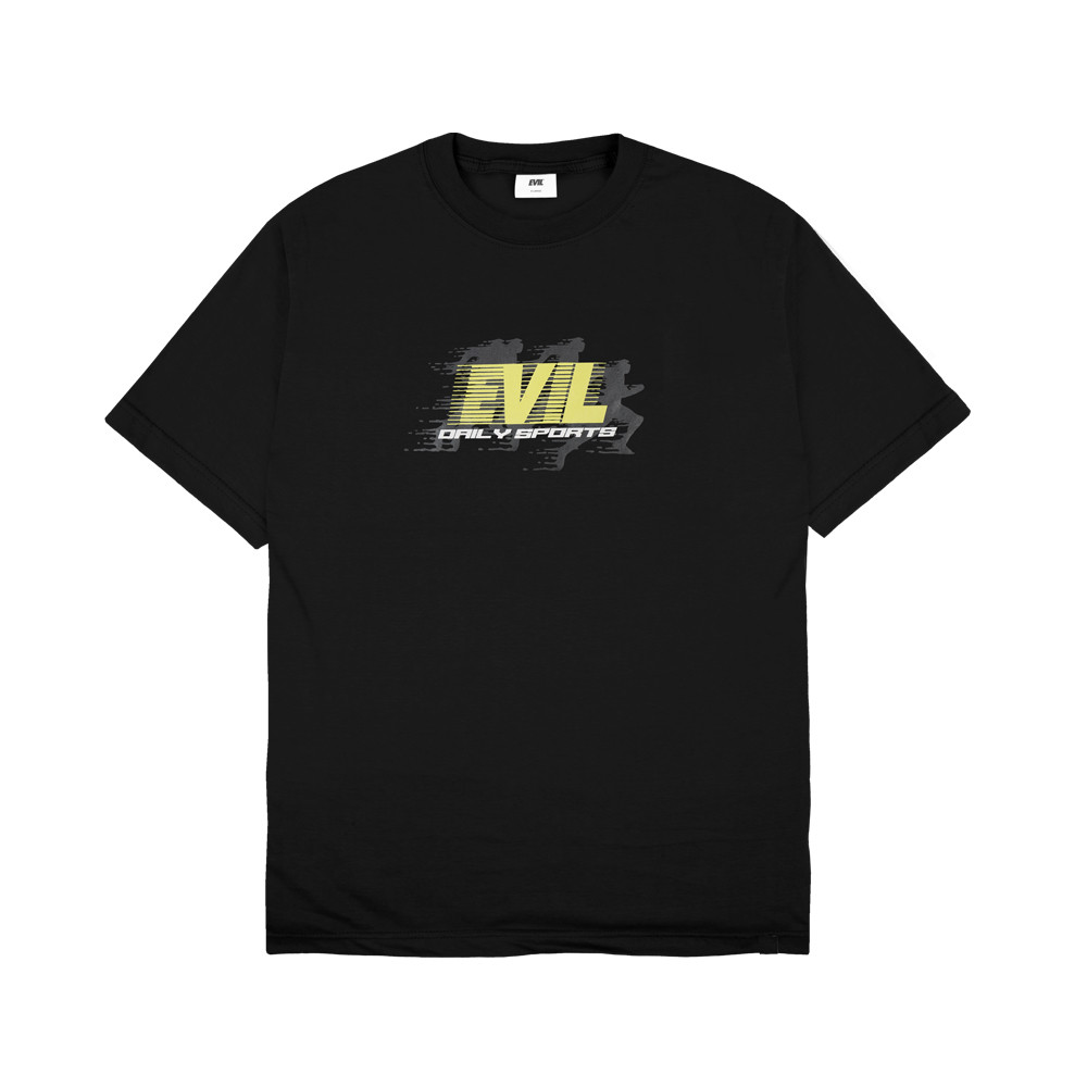 เสื้อยืด EVIL - DAILY SPORTS E26 สีดํา