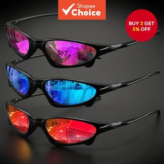  Classic Small Frame Colorful Sports Sunglasses - Wraparound Fit, UV400 for Cycling, Fishing & Travel