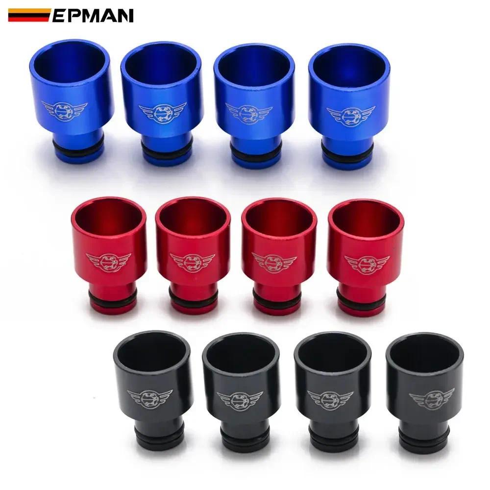 HU  4 X Billet Aluminium Fuel Injector Adapters Spacer Adapter Top Hats Extender Fit For Honda Civic