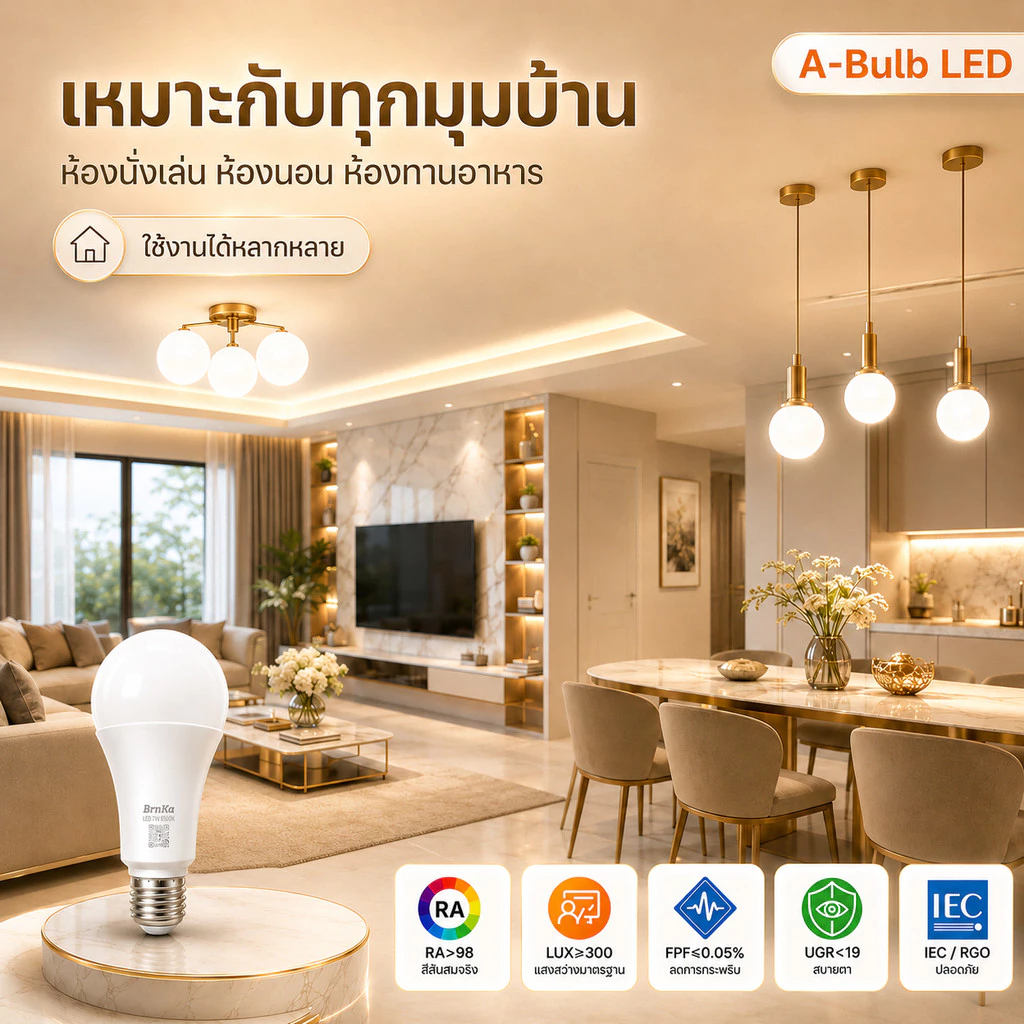 ซื้อ8แถม2 หลอดไฟ LED SlimBulb light ใช้ไฟฟ้า220V หลอดประหยัดไฟ9W 13W 18W 24W 48W หลอดไฟประหยัดพลังงาน ใช้ขั้วเกลียว E27 thumbnail 9