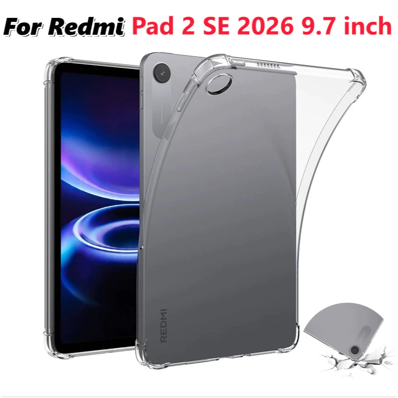 เคส สําหรับ Xiaomi Redmi Pad 2 2026 9.7 inch แบบกันกระแทก ใส Tpu For Xiaomi Redmi Pad2 9.7 2026 4G WiFi 002