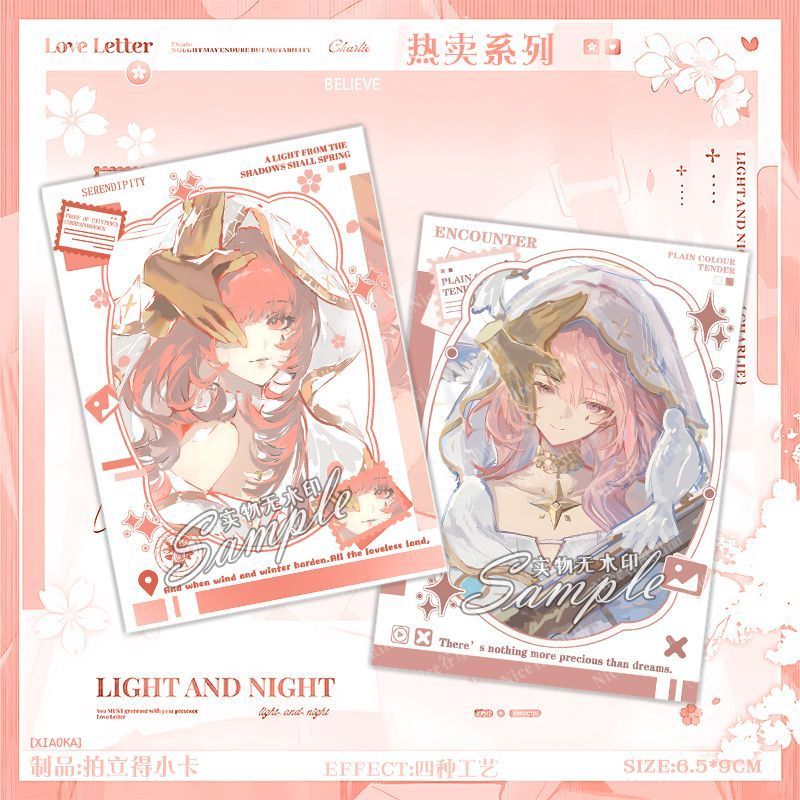 [Bota Shop] Remu Ann พรุ่งนี้ Ark Audio League อะนิเมะเกมโพลารอยด์การ์ดอวยพรบุ๊คมาร์คตกแต่ง HM