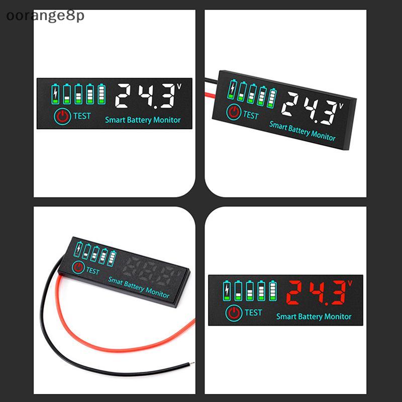 [ใหม่] DC 7-55V Universal Battery Charge Indicator Panel LED Indicator Acid Battery Voltage Charge I