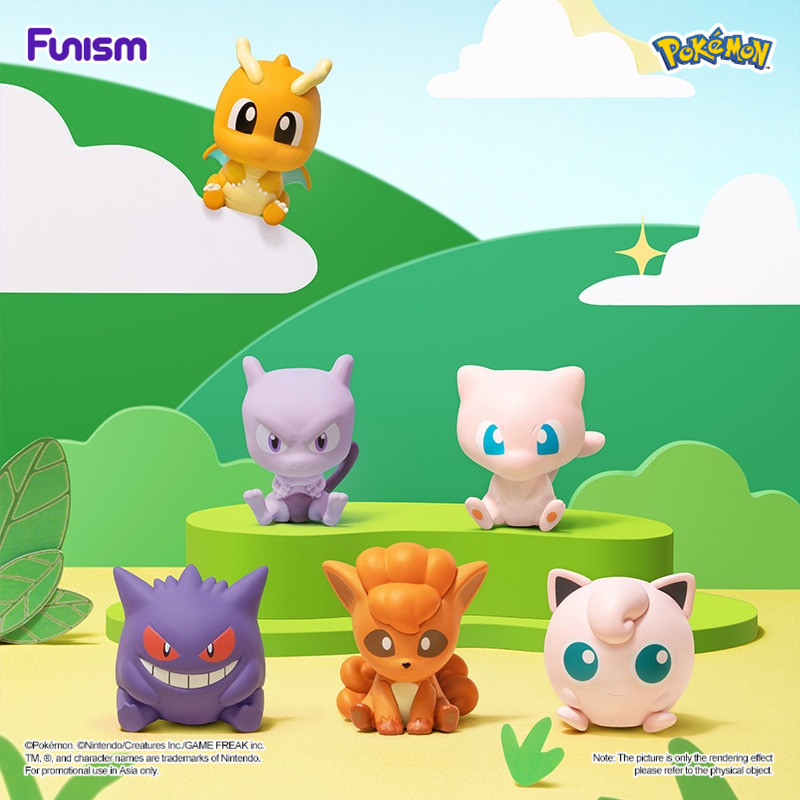 FUNISM Pokemon Palmsize Wonders Series 3 Palmsize Wonders Series 3 กล่องตาบอดรูป Series ตัวเลขกล่องตาบอด Action ของเล่นรูปของขวัญวันเกิดของเล่นเด็ก