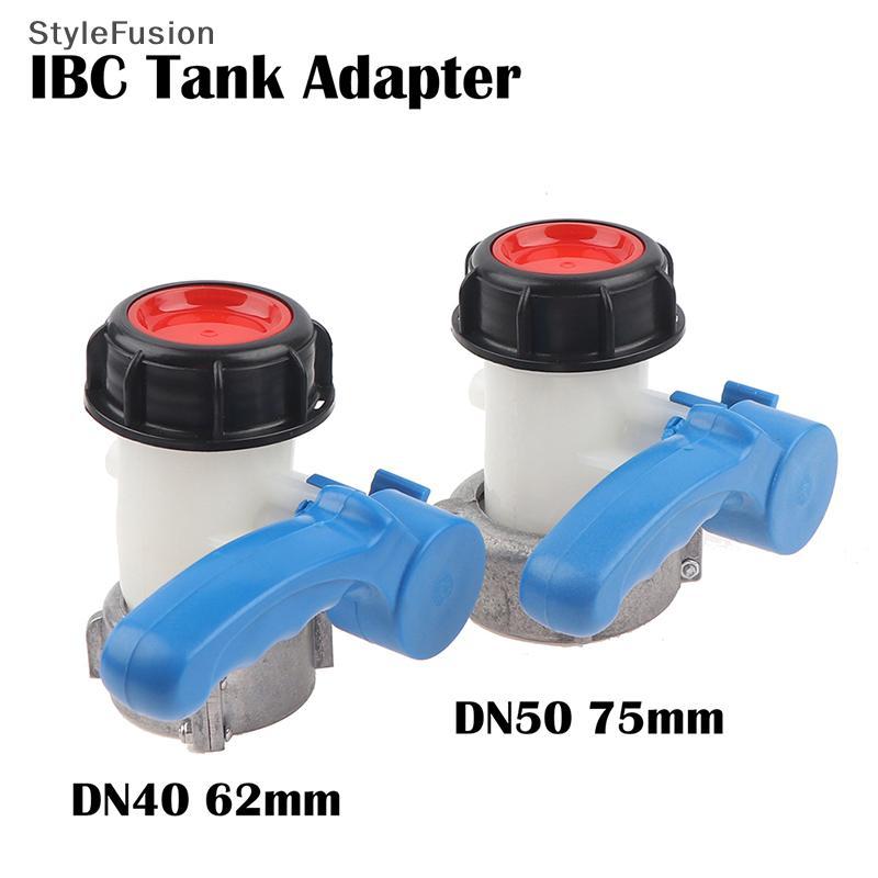 [SF] DN50 1000L ถัง IBC 75มม. ลิตร62มม. สำหรับส่งออกสวิตช์วาล์วผีเสื้อ2นิ้วตัวผู้