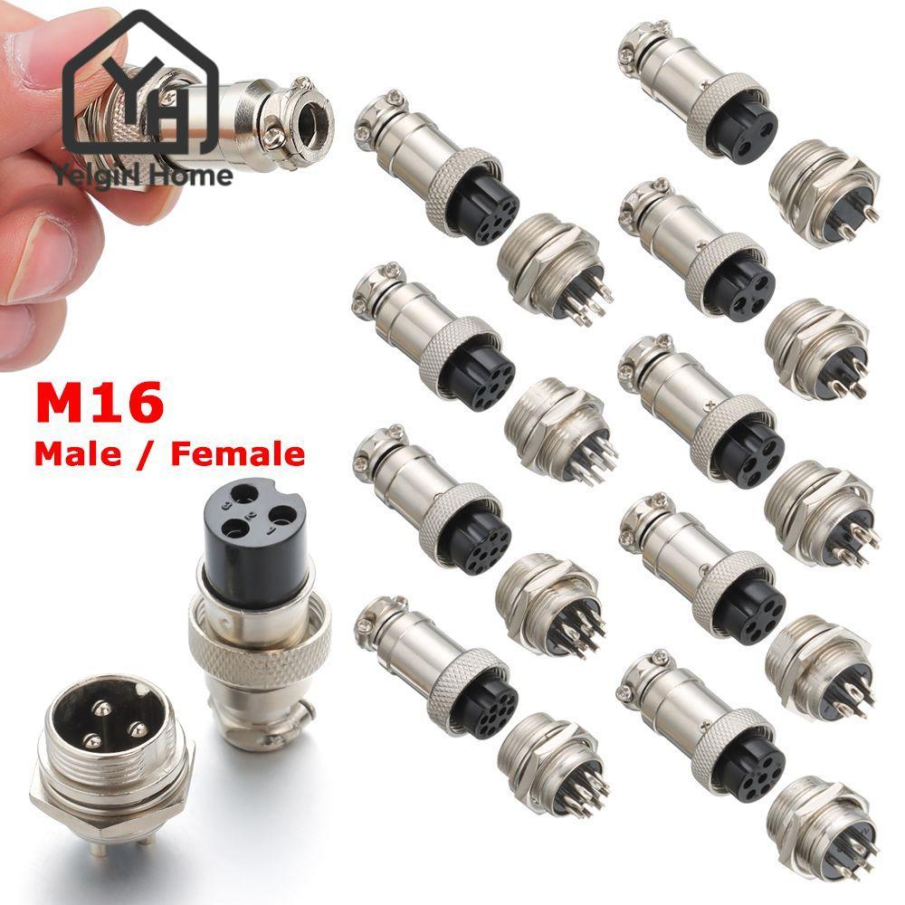 YELGIRLB Aviation Plug Accessories ขั้วต่อสายเคเบิลซ็อกเก็ตสายไฟทนทาน