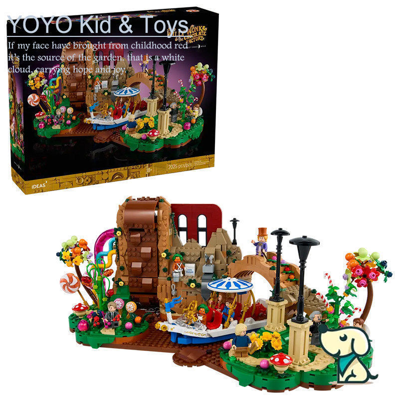 YOYO Hobby YZ10X ใช้งานร่วมกับ 21360 Charlie และ the Chocolate Factory EQ1 Building blocks