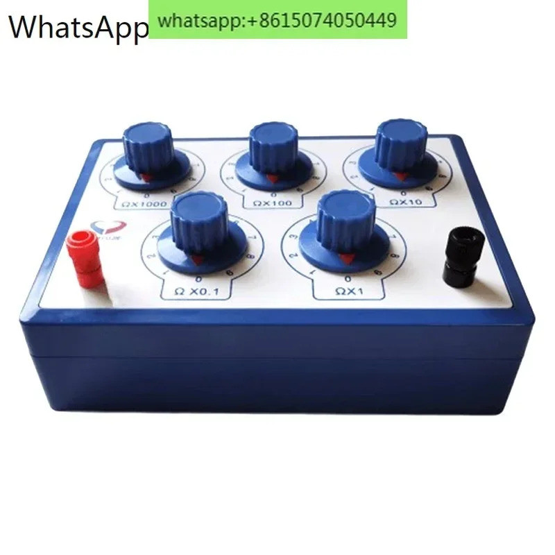 Y% ยี่ห้อใหม่ J2361 กล่องความต้านทาน Precision Variable Decade ตัวต้านทาน 0-9999.9 เมตรความต้านทานสํ