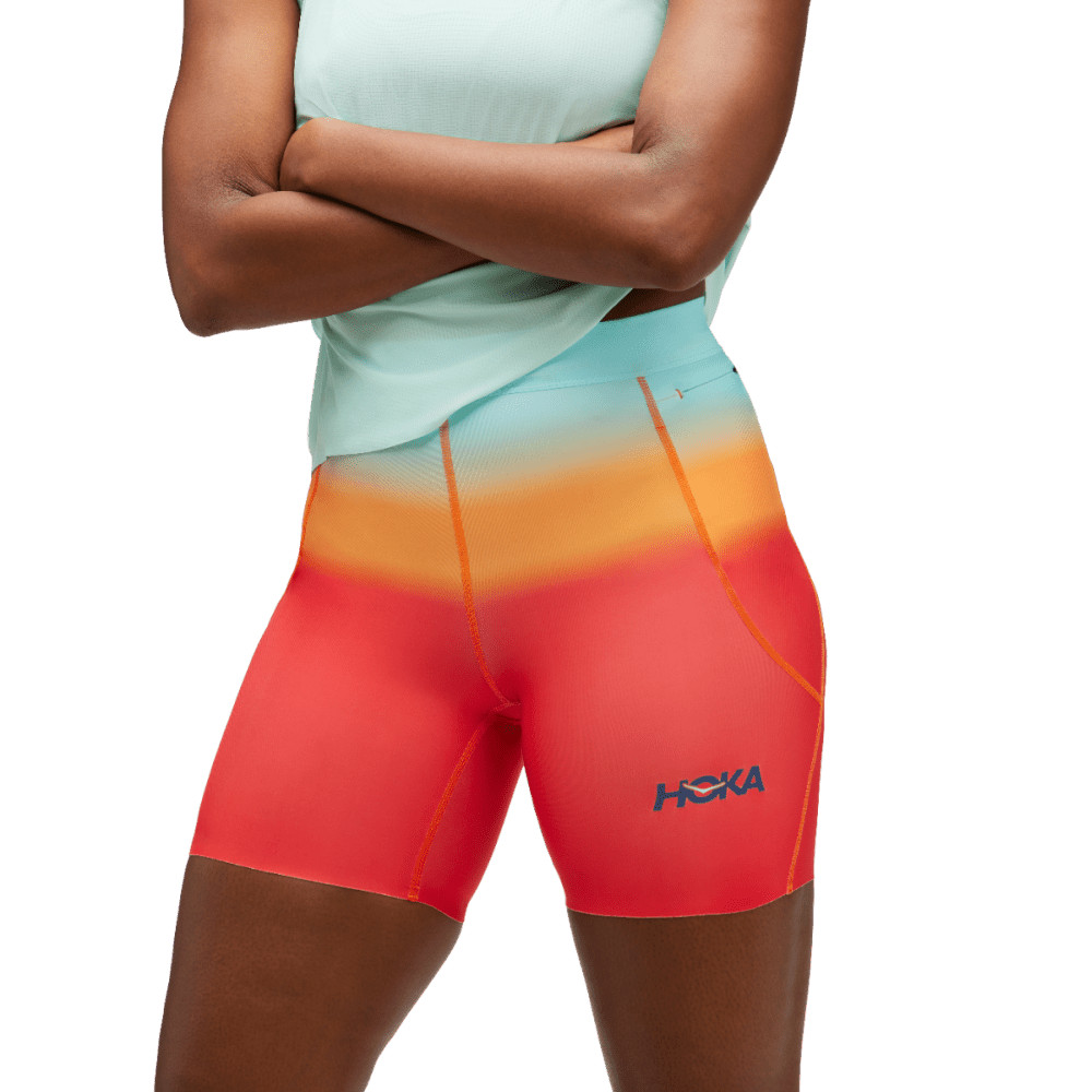 HOKA-NOVAFLY 6INCH KNIT SHORT PRINT Women