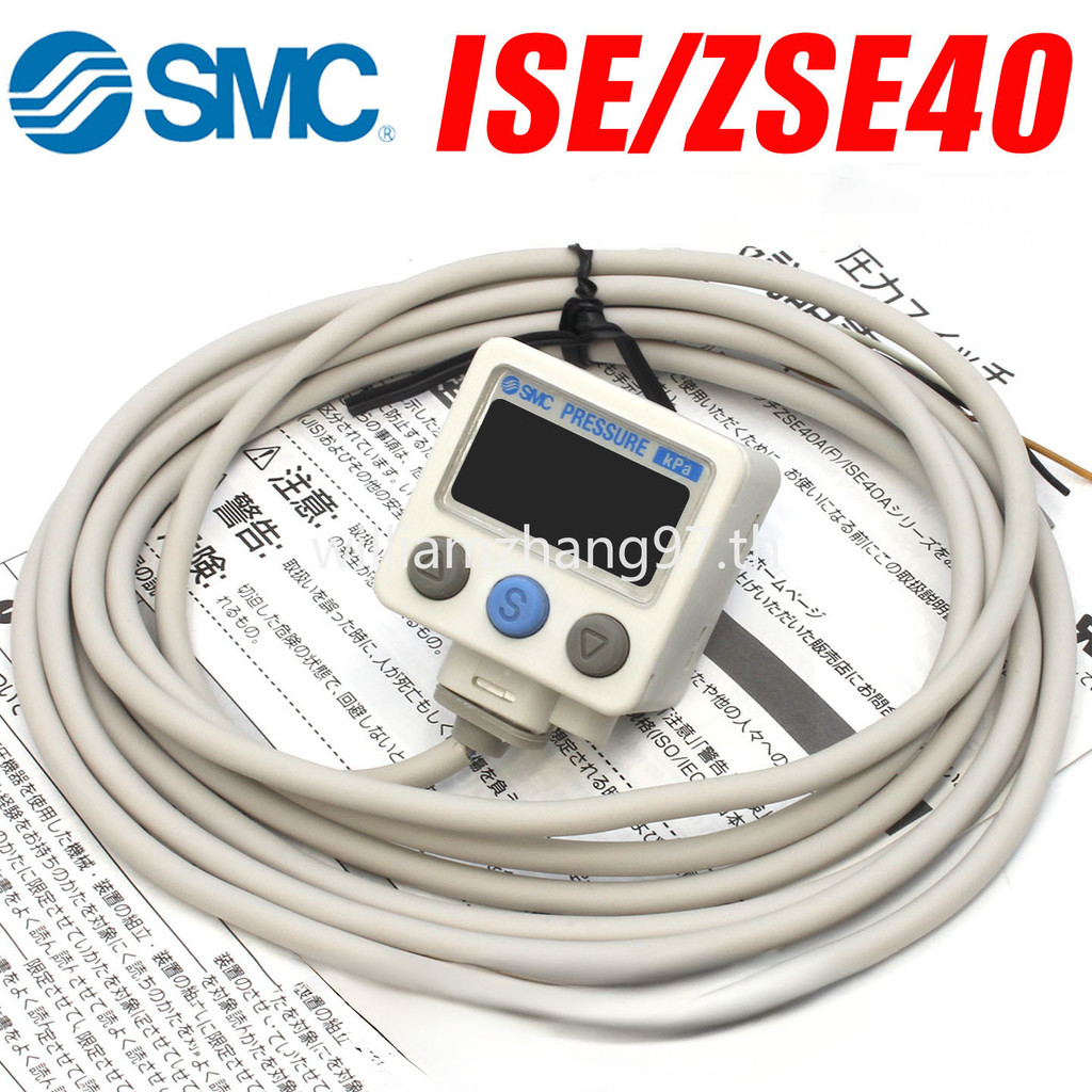 SMC แรงดันบวก/ลบ ISE40A สวิตช์แรงดันดิจิตอล, เครื่องวัดความดันอิเล็กทรอนิกส์ ZSE40AF-01-RT