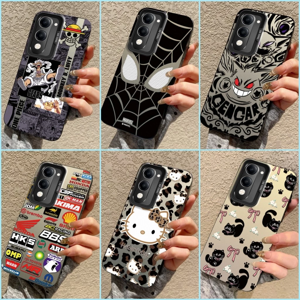 เคสสําหรับ VIVO Y04, Y04s เคสซิลิโคนอ่อนนุ่มรูขนาดใหญ่แฟชั่น TY3