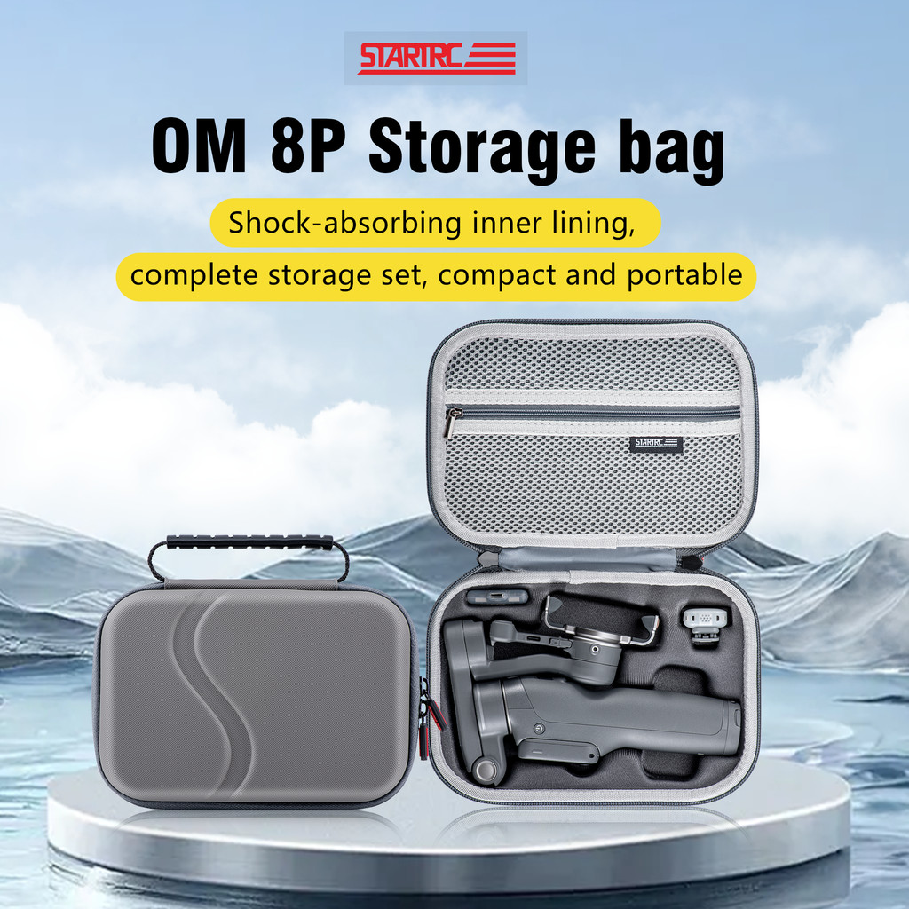 สําหรับ DJI OSMO 8 PRO กระเป๋าเก็บมือถือ Crossbody PU แบบพกพาชุดกล่อง om8p มือถือ PTZ กีฬาการถ่ายภาพอุปกรณ์เสริม