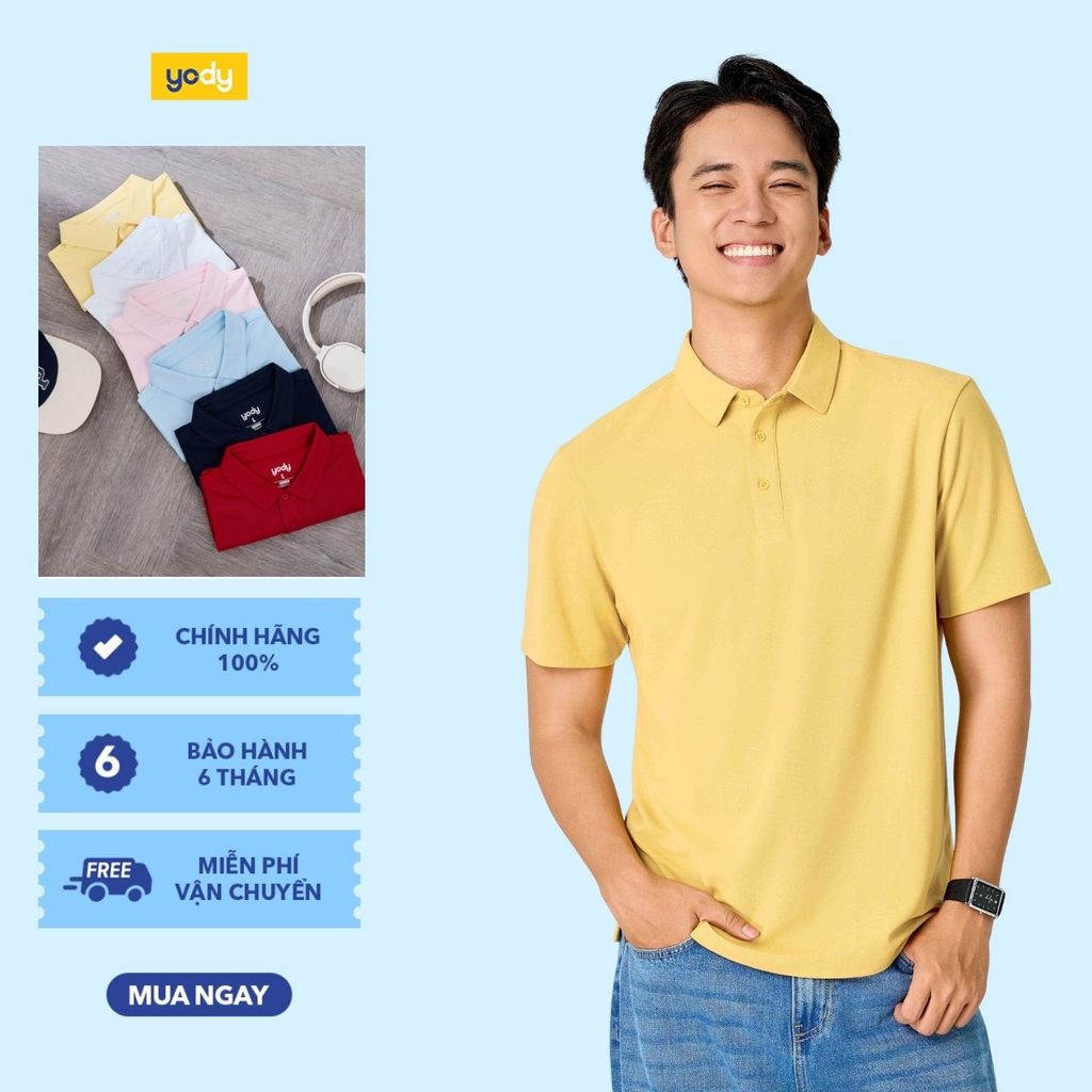 [POLO All-In-1] เสื้อโปโลผู้ชายธรรมดา YODY คอปกผ่า MCPO26A023