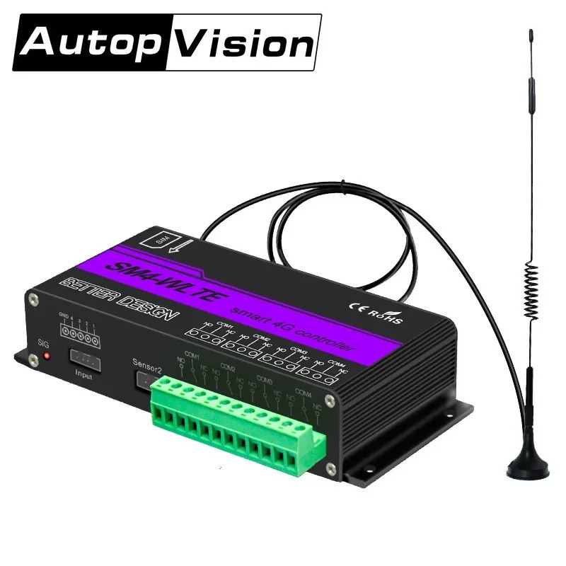 ขายร้อน SM8 4G GSM Wireless-Relay Switch Module - Smart Momentary Inching Inching Controller, DIY รี