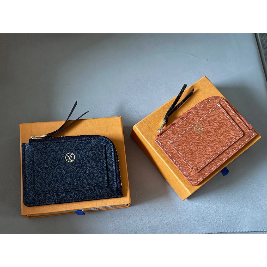 Lv Cowhide Card Holder Wallet Clutch Female Bag