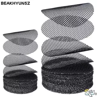 BEAKHYUN5Z 50 ชิ้น/เซ็ตดอกไม้หม้อรูตาข่าย Pad, รอบ Breathable บอนไซระบายน้ําหน้าจอ, พลาสติกคุณภาพสูงป้องกันดิน Loss ดอกไม้หม้อด้านล่าง Mat Garden