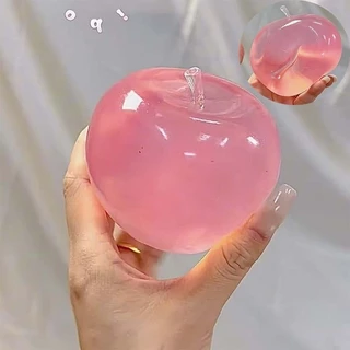 Red Apple Squishy ของเล่นความเครียดบรรเทาบีบ Apple Green Soft Sensory Fidget ของเล่น