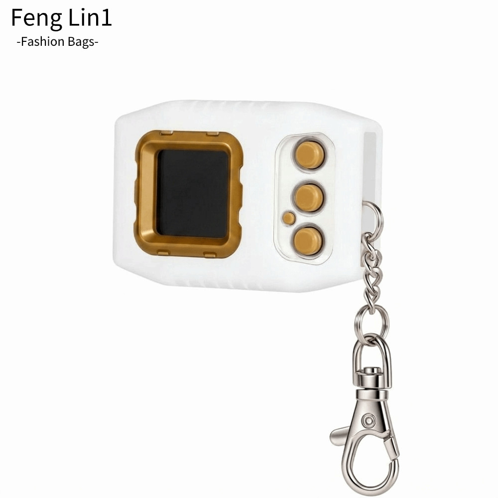 FLIN ซิลิโคนของเล่นสัตว์เลี้ยงเสมือน, Luminous Anti-fall ป้องกัน,พรีเมี่ยมกันกระแทกหนา Scratch-Resistant เปลือกสัตว์เลี้ยงอิเล็กทรอนิกส์สําหรับ Digimon Pendulum สีทุกวันพกพา