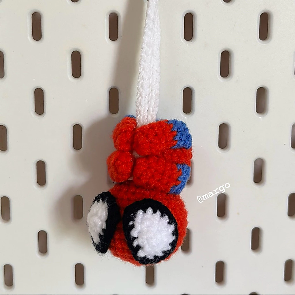 Spider-Man Keychain🕸️🕷️พวงกุญแจสไปเดอร์แมนไหมพรม🧶