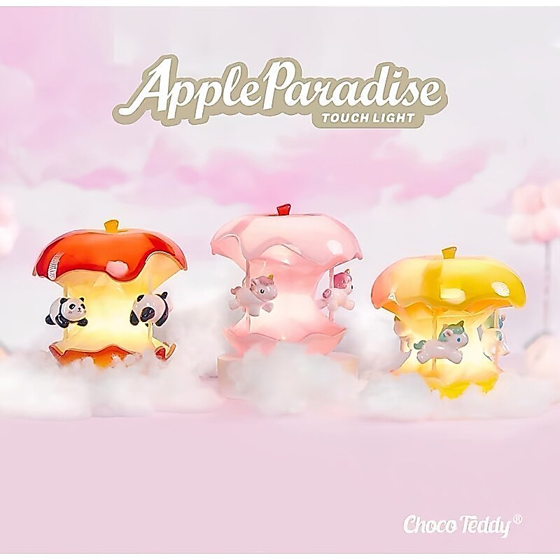 Dreamland Apple Paip Light Series กล่องปริศนา Merry-go-round Night Light รูปตกแต่ง Touch (ทั้งปลาย 6 ชิ้นไม่จําเป็น, ความน่าจะเป็นที่ซ่อนอยู่)