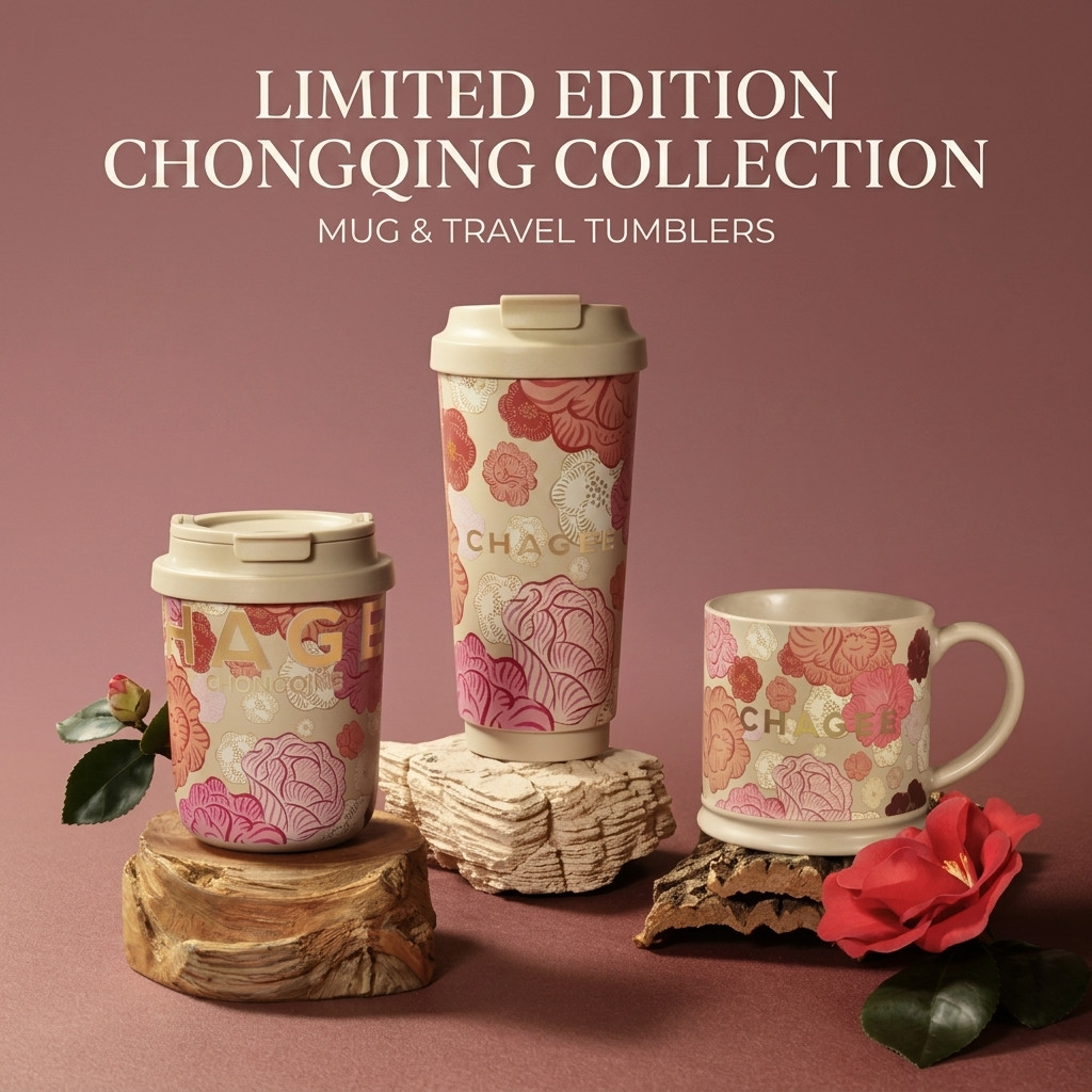 แก้วเมืองร่วมคอลเลคชัน CHAGEE | เมืองช่งชิง | สแตนเลส | แก้วมัค | รุ่นจำหน่ายจำนวนจำกัด