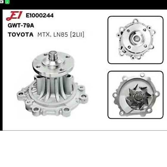 E1 ปั๊มน้ำ GWT-79A T/T MTX,TIGER (2L,3L,5L),LN85 (2LII)