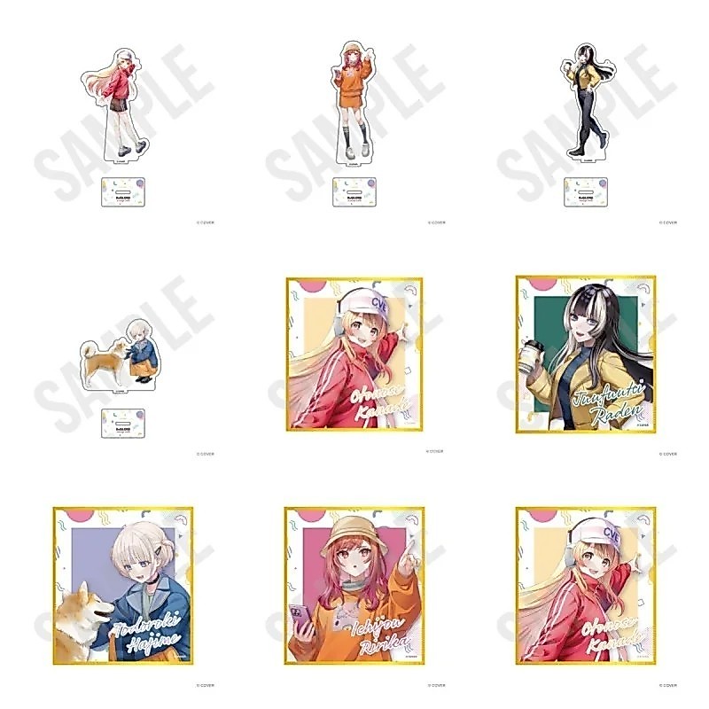 Standee อะนิเมะ Hololive ReGLOSS Mica รุ่น Ichijou Ririka Otose Kanade Juufutei Raden Todoroki Hajim