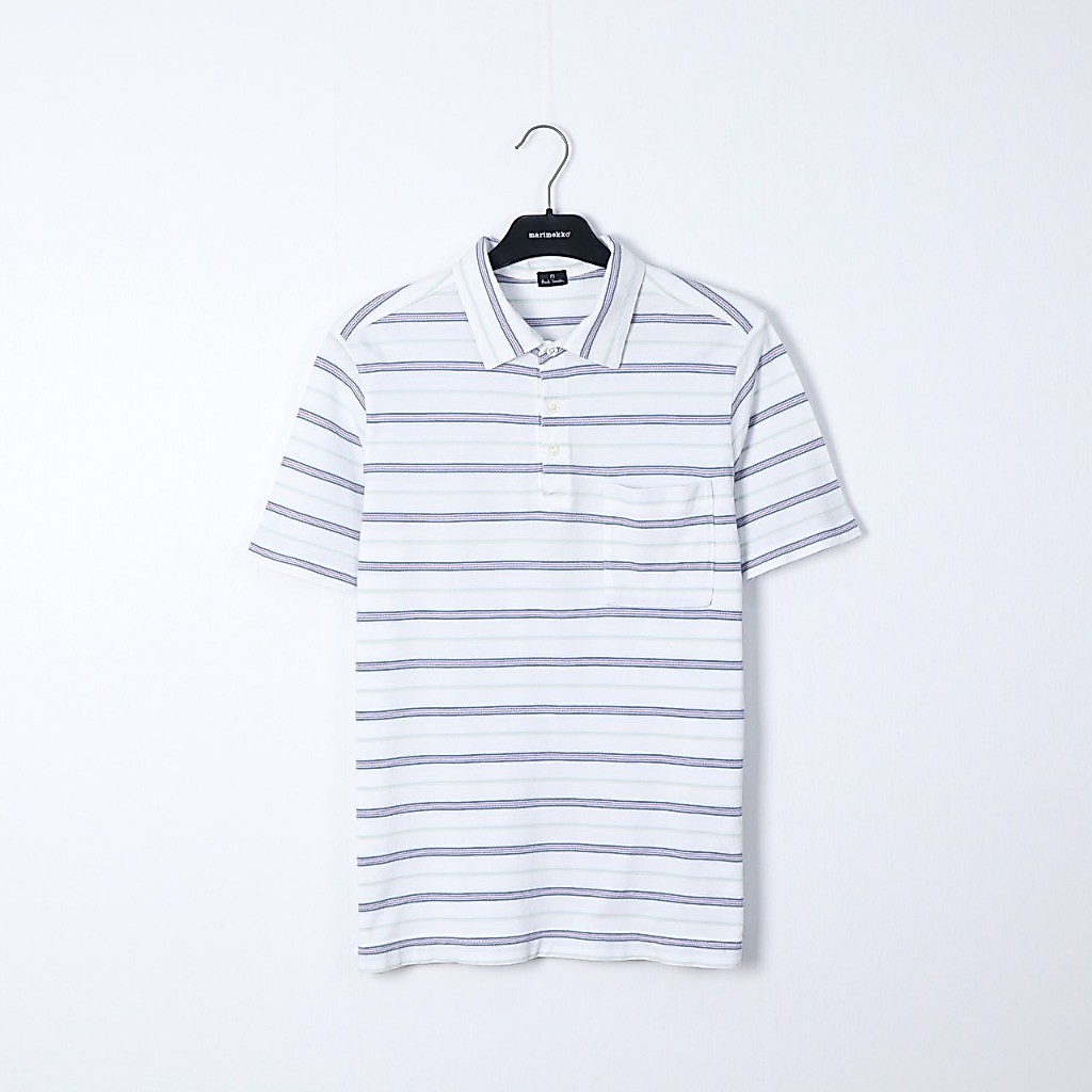 เสื้อโปโล Polo Shirt PAUL SMITH ของแท้ 100% สภาพใหม่ Premium [PAUL SMITH S 18.5/27.6] | MOPOKO