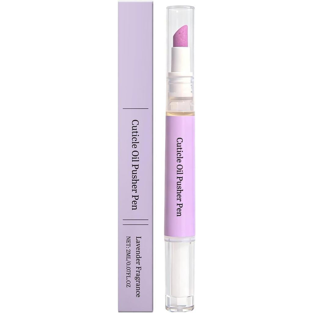 CuticlePusherOilPen,2in1CuticleRemoverNailOilPenWithScentsforWomen,Moisturizes&StrengthensDryCuticle