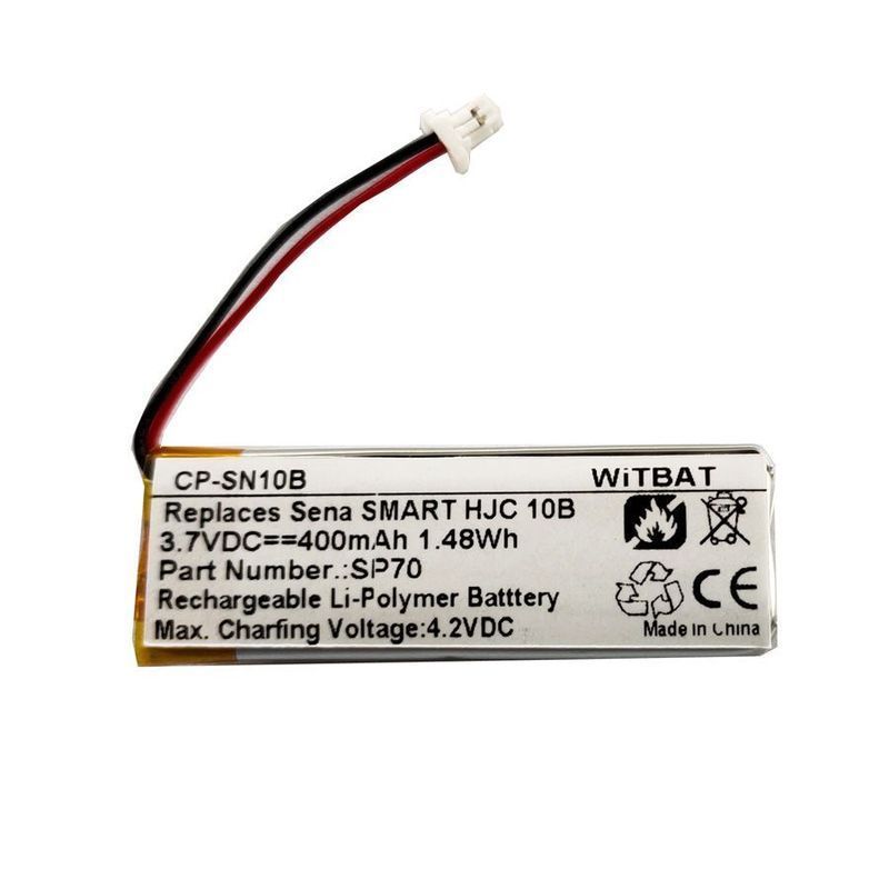 เหมาะสําหรับแบตเตอรี่หูฟัง Sena SMART HJC 10B