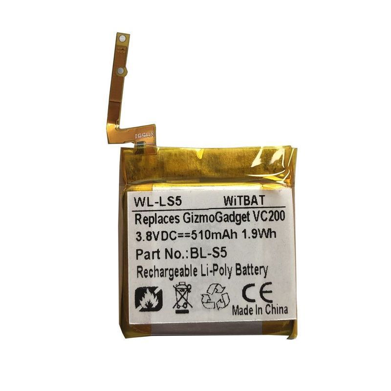 เหมาะสําหรับ LG GizmoGadget VC200 แบตเตอรี่นาฬิกาอัจฉริยะ BL-S5