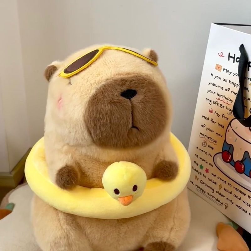 Kabara Capybara ตุ๊กตา Super Size หมอนตุ๊กตาเด็กของเล่นตุ๊กตาส่งของขวัญวันเกิด h605