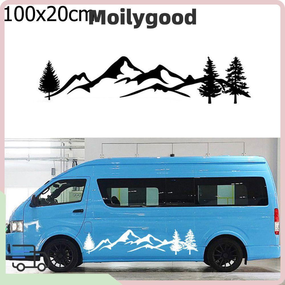 MOILYTH 100cm Auto Decal SUV RV Camper Tree Mountain
